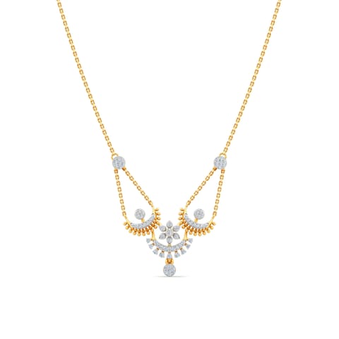 Crescent Empress Diamond Necklace Crescent Empress Diamond Necklace