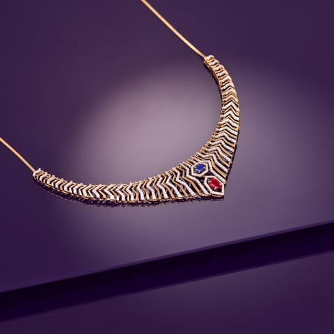 Moderne Ruby Gemstone Necklace