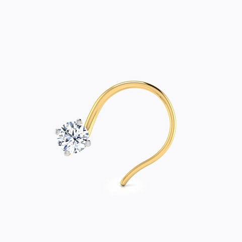 Vedika Dazzle Diamond Nose Pin Vedika Dazzle Diamond Nose Pin