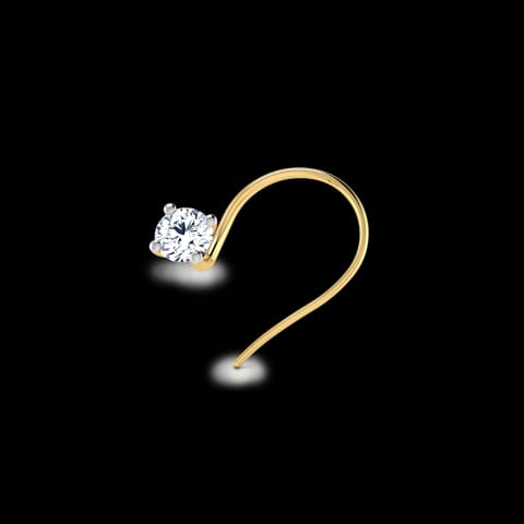 Keya Dazzle Diamond Nose Pin