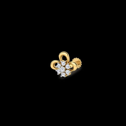 Indu Cluster Diamond Nose Pin Indu Cluster Diamond Nose Pin