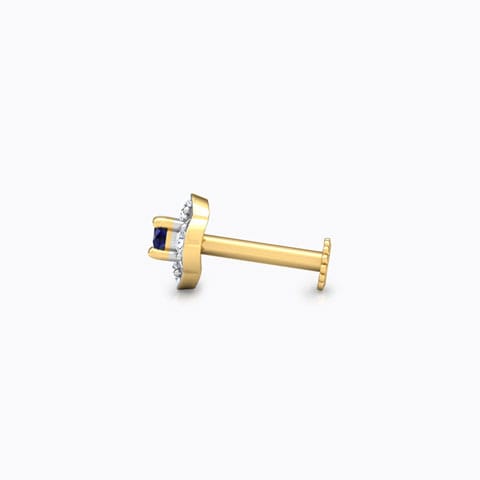 Malvika Bloom Gemstone Nose Pin Malvika Bloom Gemstone Nose Pin