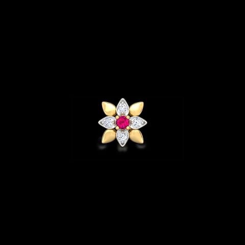 Anjana Bloom Gemstone Nose Pin Anjana Bloom Gemstone Nose Pin