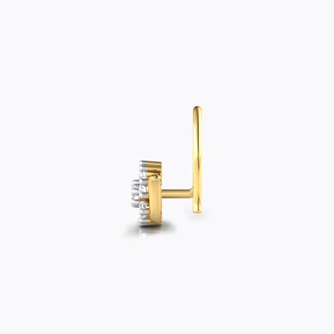 Purva Cluster Diamond Nose Pin Purva Cluster Diamond Nose Pin