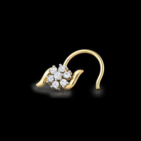 Purva Cluster Diamond Nose Pin Purva Cluster Diamond Nose Pin