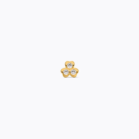 Clover 22k Diamond Nose Pin Clover 22k Diamond Nose Pin