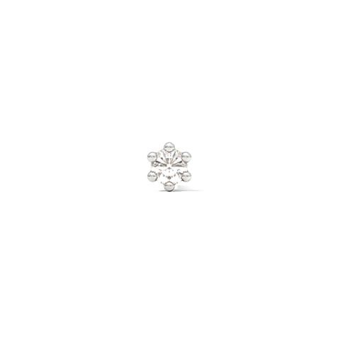 Classic Stone Diamond Nose Pin