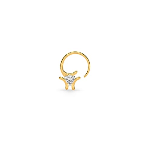 Classic Single Diamond Nose Pin Classic Single Diamond Nose Pin