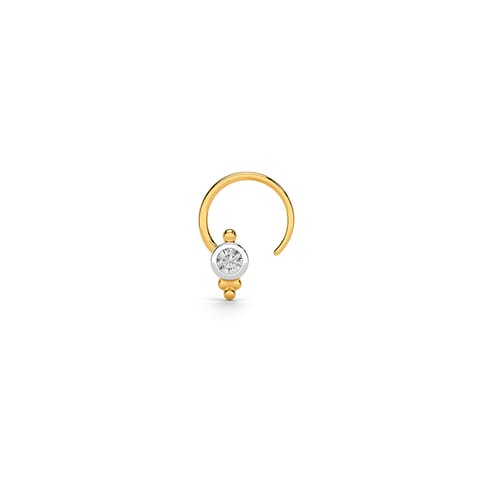 Mini Beam Diamond Nose Pin