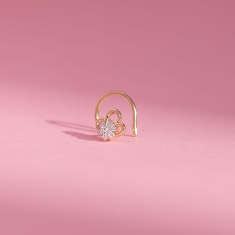 Fleur Glow Diamond Nose Pin Fleur Glow Diamond Nose Pin