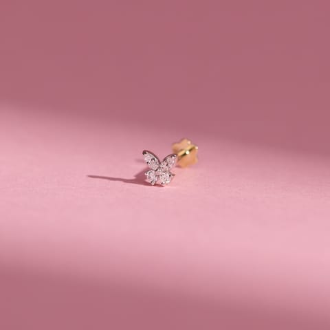 Serene Butterfly Diamond Nose Pin Serene Butterfly Diamond Nose Pin