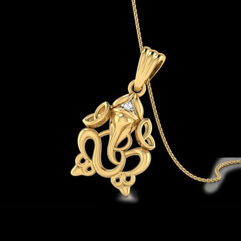 Sacred Ganesha Diamond Pendant Sacred Ganesha Diamond Pendant