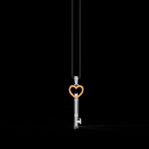 Key to My Heart Diamond Pendant Key to My Heart Diamond Pendant