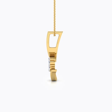 Artistic Floral Diamond Pendant Artistic Floral Diamond Pendant