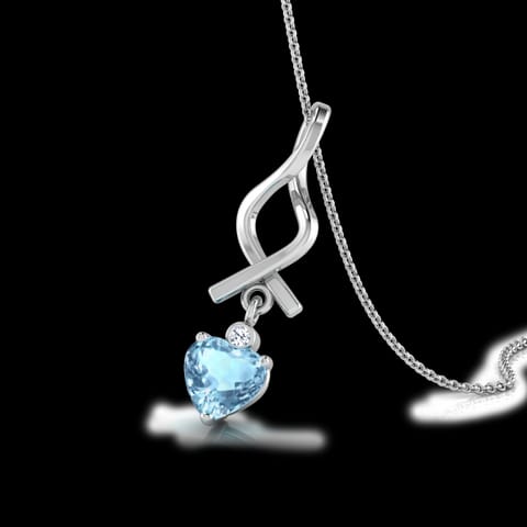 Entwined Gemstone Pendant