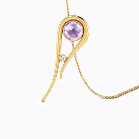 Svelte Amethyst Pendant