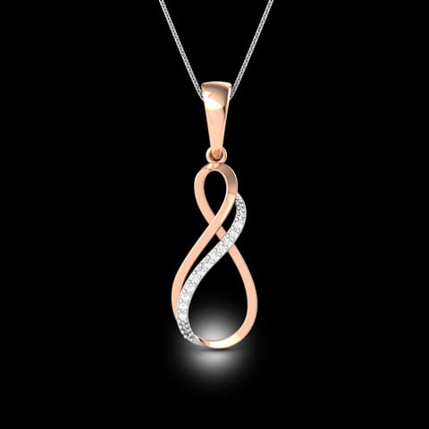 Twin Infinity Diamond Pendant Twin Infinity Diamond Pendant