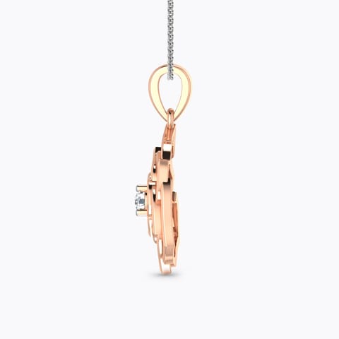 Rose Radiance Diamond Pendant
