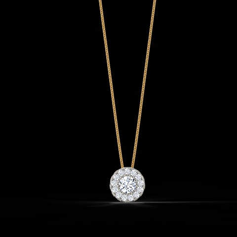 Halo Orb Diamond Pendant Halo Orb Diamond Pendant