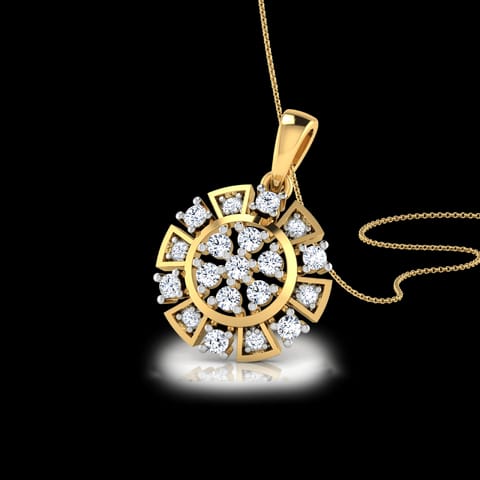 Antique Sun Diamond Pendant Antique Sun Diamond Pendant