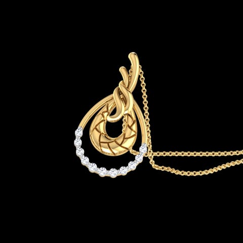 Peony Diamond Pendant