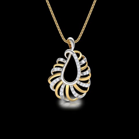 Golden Spark Diamond Pendant Golden Spark Diamond Pendant