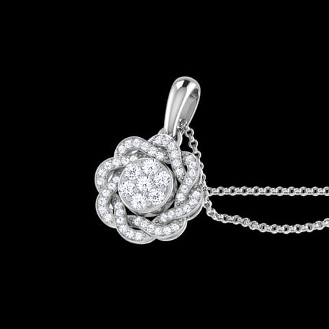 Entwine Cluster Diamond Pendant Entwine Cluster Diamond Pendant