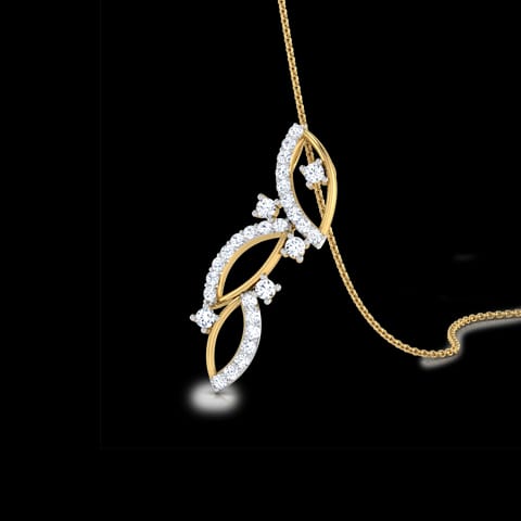 Leaf Diamond Pendant