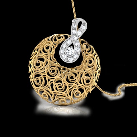 Lisa Trellis Diamond Pendant Lisa Trellis Diamond Pendant