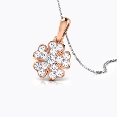 Clover Heart Flora Pendant Clover Heart Flora Pendant