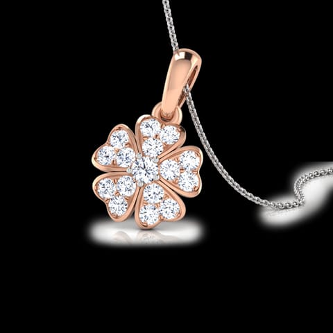 Clover Heart Flora Pendant Clover Heart Flora Pendant