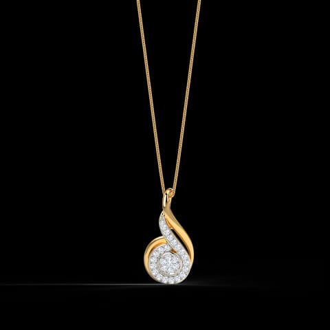 Carla Swirl Diamond Pendant Carla Swirl Diamond Pendant