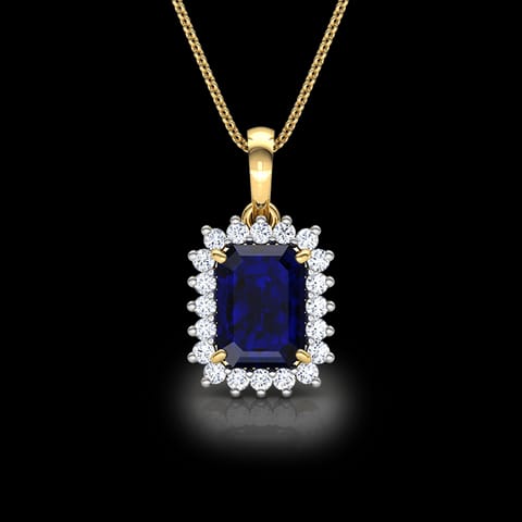 Haze Elegance Gemstone Pendant