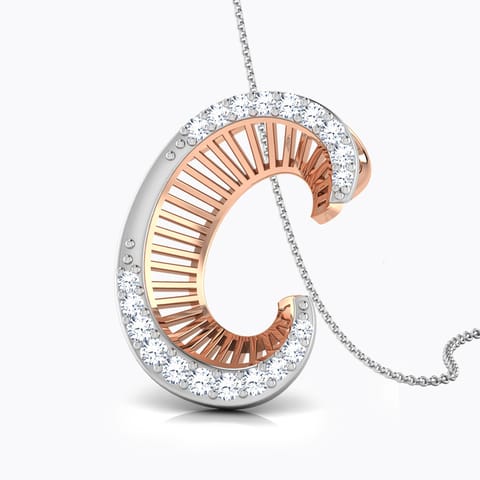Glen Alphabet C Pendant