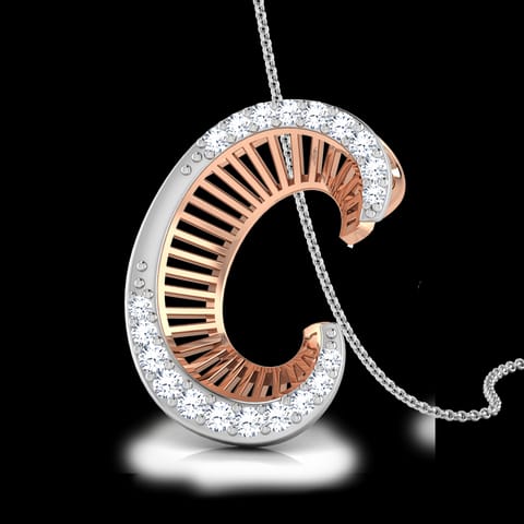 Glen Alphabet C Pendant