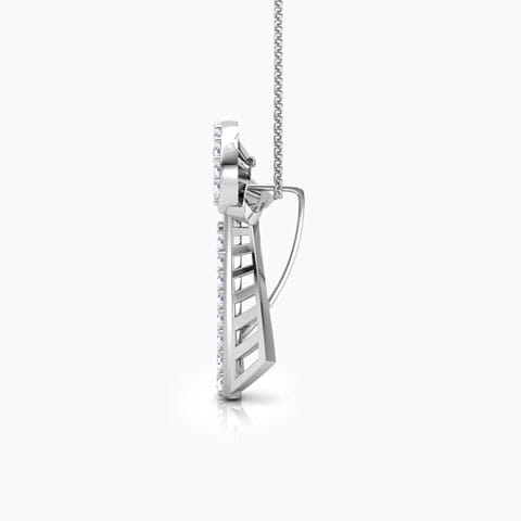 Erin Alphabet T Diamond Pendant