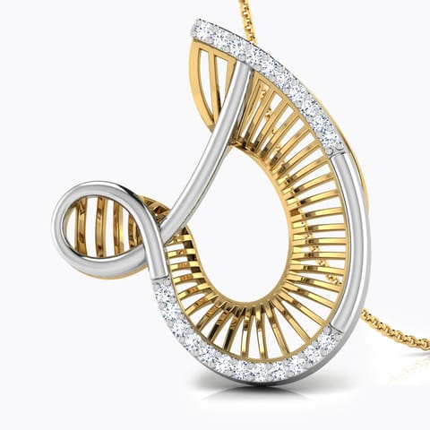 Dee Alphabet D Pendant