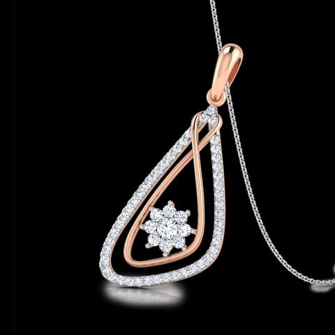 Triangular Diamond Pendant Triangular Diamond Pendant