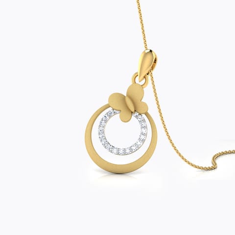 Classic Butterfly Diamond Pendant Classic Butterfly Diamond Pendant