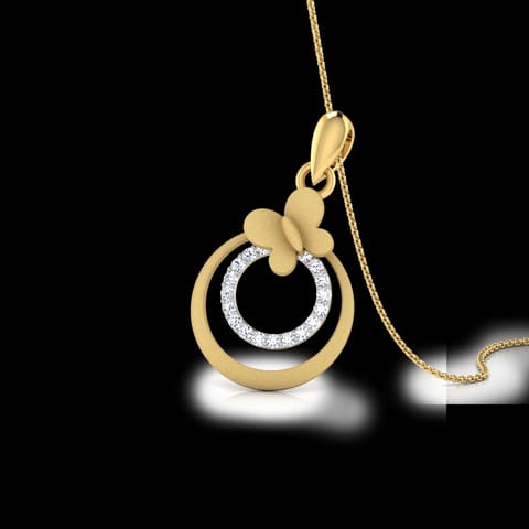 Classic Butterfly Diamond Pendant Classic Butterfly Diamond Pendant