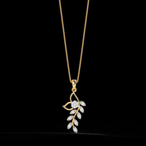Classic Leaves Diamond Pendant Classic Leaves Diamond Pendant