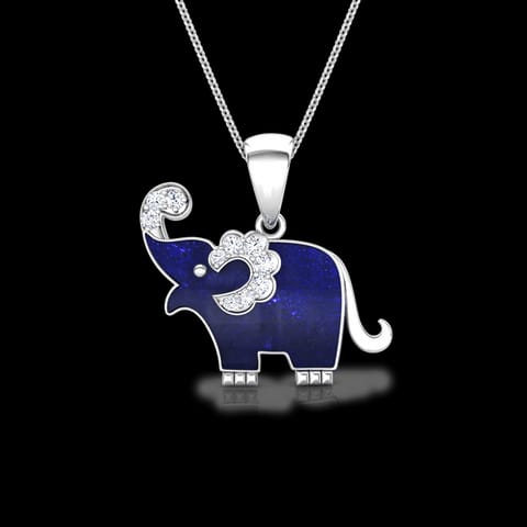 Elmer Elephant Kids' Gemstone Pendant