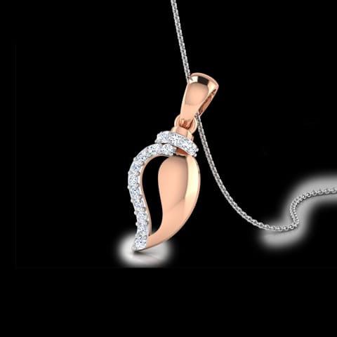 Shankh Diamond Pendant Shankh Diamond Pendant