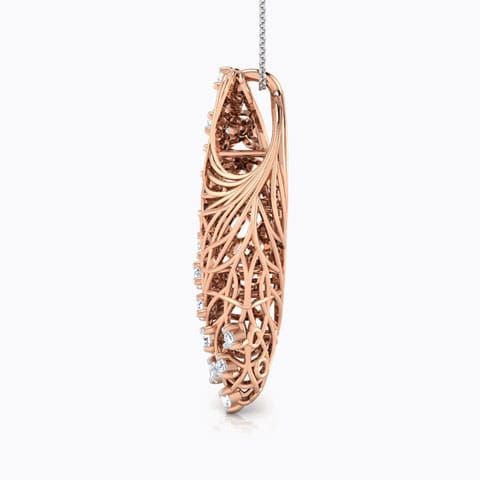 Alder Root Diamond Pendant Alder Root Diamond Pendant