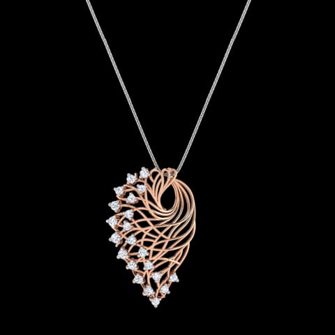 Alder Root Diamond Pendant Alder Root Diamond Pendant