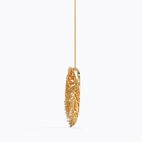 Alder Root Diamond Pendant Alder Root Diamond Pendant