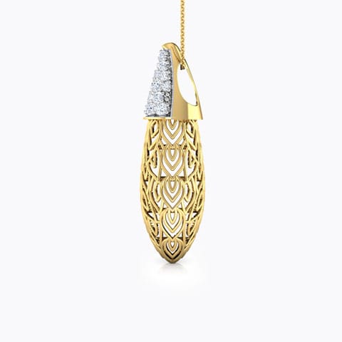 Bodhi Leaf Diamond Pendant Bodhi Leaf Diamond Pendant
