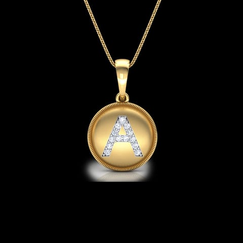 Alphabet A Diamond Pendant Alphabet A Diamond Pendant