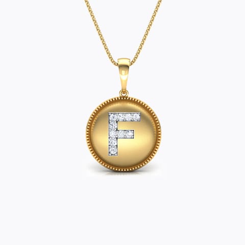 Alphabet F Pendant