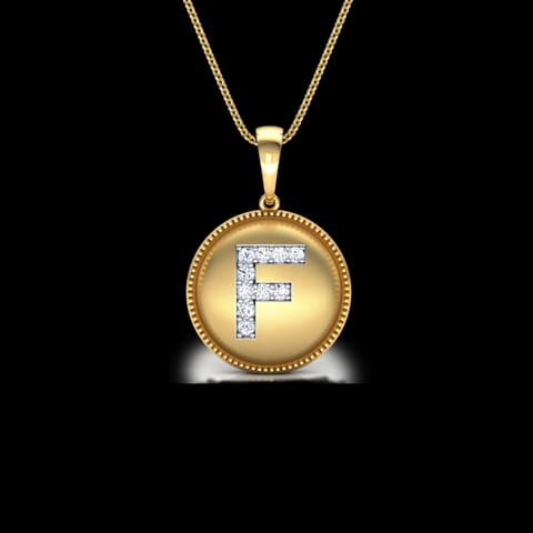 Alphabet F Pendant